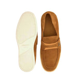 Salvatore Ferragamo - Men's Gancini Ornament Suede Loafers