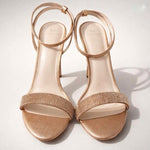 Halston - Women's Sparkle Strap Party Heel