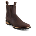 Forastero - Men's Leather Chelsea Boots With Side Zipper