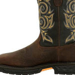 Georgia Boot - Men's Carbo Tec Steel Toe Waterproof Pull On Work Boots - Medium