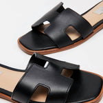 Steve Madden - Women's Haydn H Strap Leather Sandal