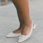 Chinese Laundry - Women's Sweetie Linen Slingback Flats