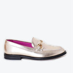 Vilagallo - Women's Metallic Loafers