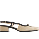Andrea - Women's Slingback Pointed Toe Low Heel Pumps