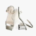All Black - Women's Crystal Lady Heels