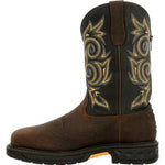 Georgia Boot - Men's Carbo Tec Steel Toe Waterproof Pull On Work Boots - Wide