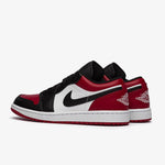 Air Jordan - Men's 1 Low Bred Toe Shoes