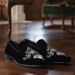 Barabas - Men's Pearls Mod Slip-on Loafers