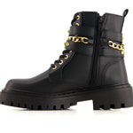 Andrea - Women's Chain Biker Boots