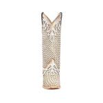 Corral - Women’s Glitter Woven Overlay Snip-toe Cowboy Boots