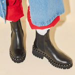 Freda Salvador - Women's Bailey Studded Lug Boot