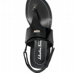Salvatore Ferragamo - Women's Logo-plaque Detail Thong Sandals