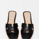 Steve Madden - Women's Haydn H Strap Leather Sandal