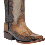 Corral - Women's Jute & Cross Narrow Square-toe Boot