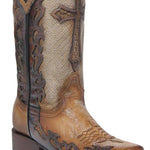 Corral - Women's Jute & Cross Narrow Square-toe Boot