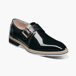 Stacy Adams - Men's Bartram Plain Toe Monk Strap Shoes