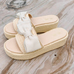 Maker'S - Women's Raffia Bow Sandals