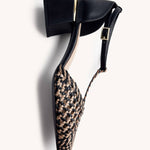 Gioseppo - Women's Boyne Braided Leather Heeled Shoes