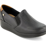Andrea - Women's Leather Platform Loafers