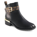 Andrea - Women's Fashion Booties With Ankle Buckle