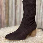 Corkys Footwear - Women's Wicked Slouch Ankle Faux Suede Boots