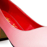 Rag Company - Women's Harlow Metallic Accent Block Heel Pumps