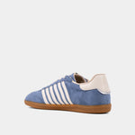Shu Shop - Women's Striped Suede Sneakers