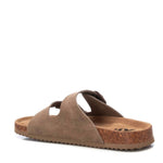 Xti - Men's Cork Footbed Suede Leather Sandals