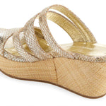 Chocolat Blu - Women's Wavy Wedge Sandals