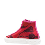 Salvatore Ferragamo - Women's Scarf-print High-top Trainer Sneakers