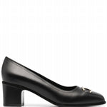 Salvatore Ferragamo - Women's Gancini Buckle Leather Pumps