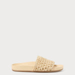 Loeffler Randall - Women's Henri Crochet Straw Sandal
