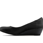 Andrea - Women's Leather Wedge Loafers