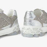 Jimmy Choo - Men's Diamond X Strap Low-top Sneakers With Crystals