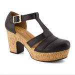 Andrea - Women's T-strap Block Heel Sandal