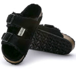 Birkenstock - Unisex Arizona Shearling Suede Sandals