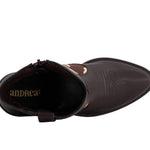 Andrea - Women's Western Cow Pattern Booties