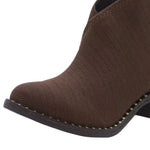 Charleston Shoe Co. - Women's Barcelona Herringbone Boots