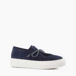 All Black - Women's Gathered Sneaker