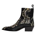 Bally - Men's Gaiman Snake Embossed Leather Boots