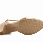 Andrea - Women's T-strap Bicolor Pumps