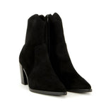 Jeffrey Campbell - Women's Jolena Suede Leather Western Ankle Bootie