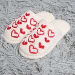 Wona Trading - Women's Candy Heart Embroidered Cozy Indoor Slippers
