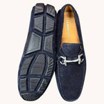 Salvatore Ferragamo - Men's Parigi Classic Gancini Bit Suede Driver Loafer