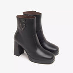 Nerogiardini - Women's Chain Platform Ankle Boot Shoe