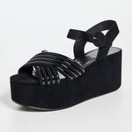 Tory Burch - Women's Bombe Cross Strap Platform Sandal