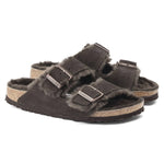 Birkenstock - Unisex Arizona Shearling Suede Leather Sandals