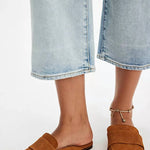 Free People - Women's At Ease Embossed Loafer