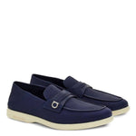Salvatore Ferragamo - Men's Gancini Plaque Leather Loafers