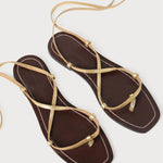 Loeffler Randall - Women's Lianna Lace Up Flat Sandal